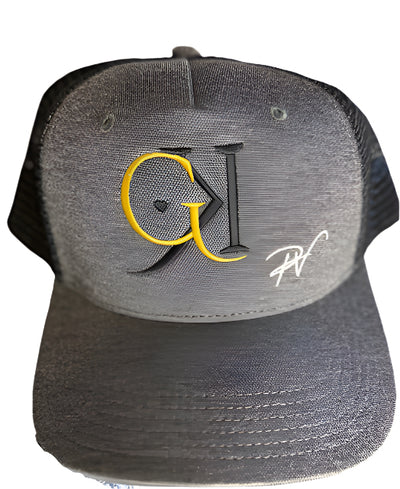 PV trucker cap with the GK logo, product photo