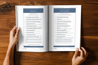 The Academic Planner Guide Volume III, open book